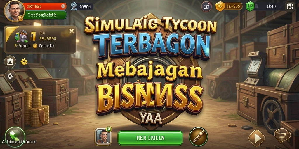 Tampilan gameplay seru dari 5RT saat membangun bisnis.
