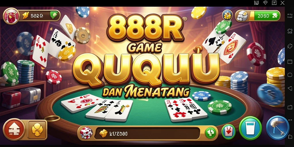 Tampilan gameplay QiuQiu yang intens dan penuh strategi.