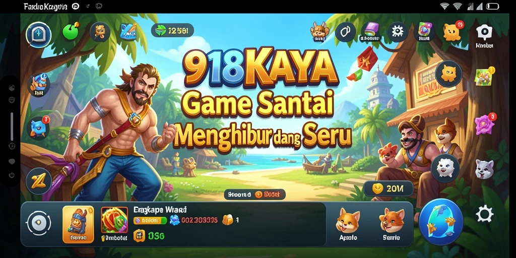 Screenshot gameplay 918KAYA menampilkan aksi santai yang menyenangkan.