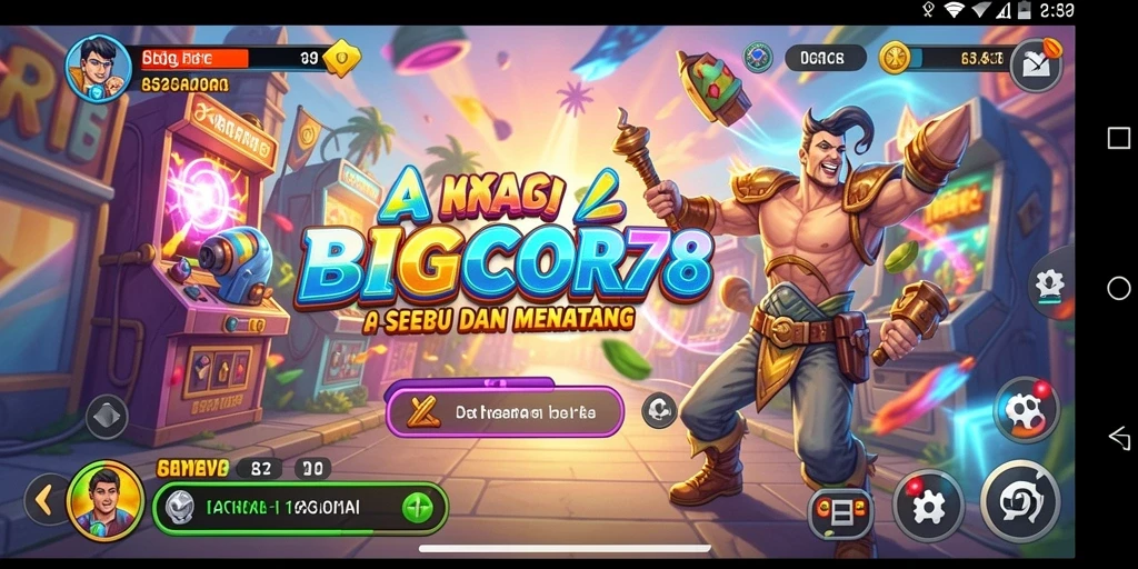 Tampilan gameplay seru dari BIGCOR78 menampilkan aksi cepat dan tantangan menarik.