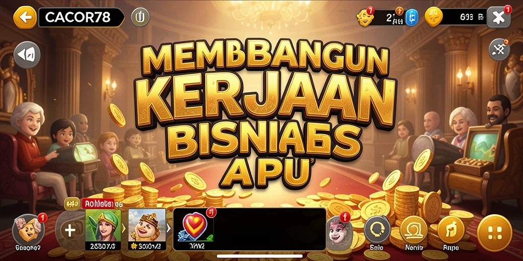 Tampilan gameplay menarik dalam CACOR78 dengan elemen Tycoon.