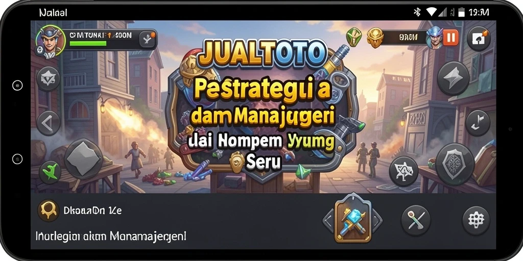 Tampilan gameplay yang menarik dan strategis di JUALTOTO.
