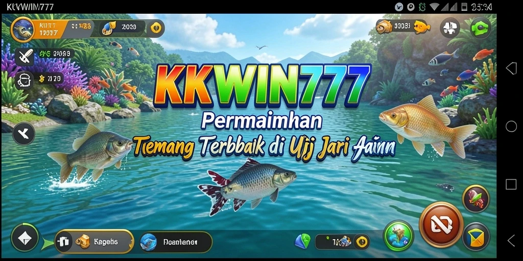Tangkapan ikan yang menakjubkan dalam permainan memancing KKWIN777.