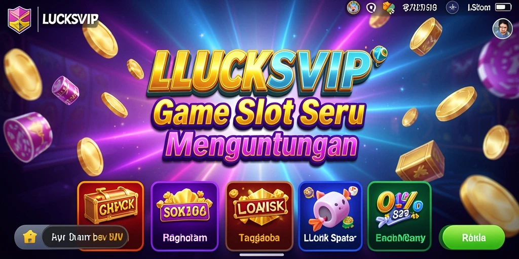 Tampilan gameplay menakjubkan di LUCKSVIP dengan berbagai slot menarik.