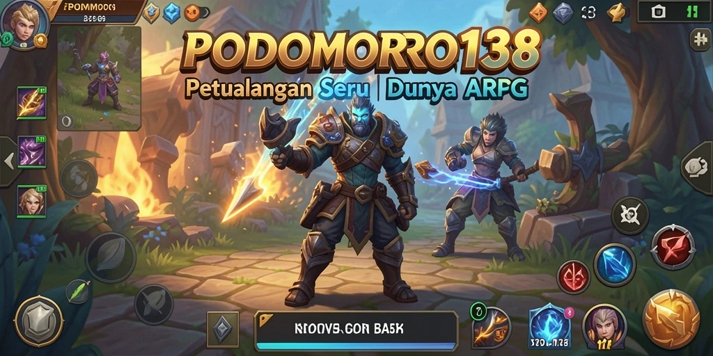Tampilan gameplay menakjubkan dalam dunia ARPG PODOMORO138.
