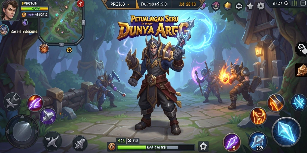 Tampilan menakjubkan gameplay ARPG PRG168.