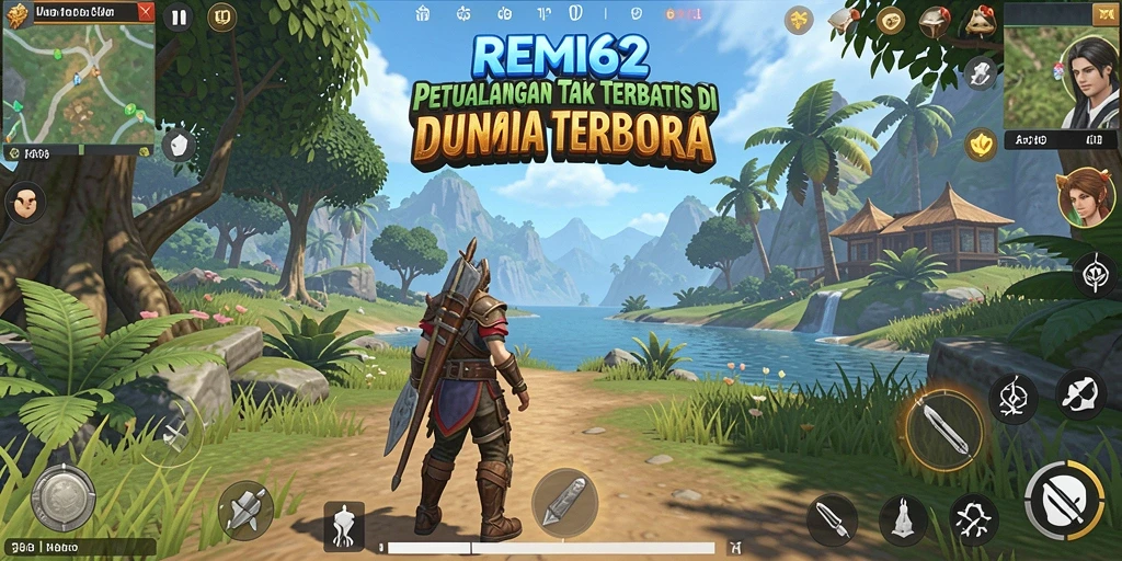 Tampilan gameplay menarik dari REMI62 yang menghadirkan dunia terbuka.