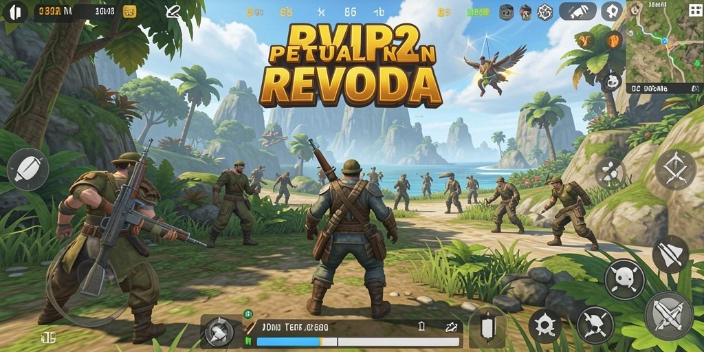 Tampilan gameplay menarik dari RVIP2 yang menghadirkan petualangan seru.