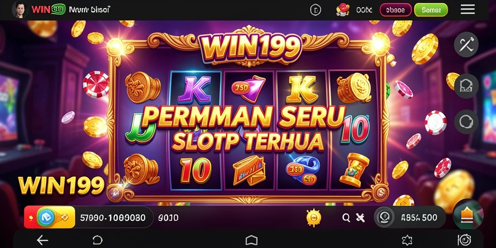Tampilan gameplay Slot yang penuh warna dan dinamis dari WIN199.